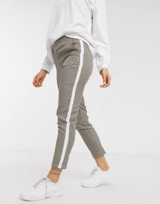 asos side stripe trousers