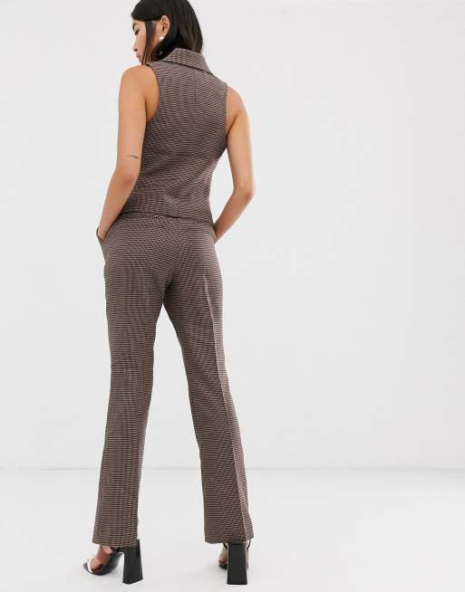 Womens grey 2025 check suit