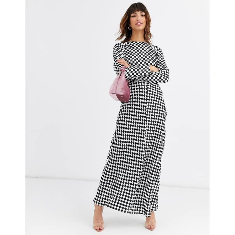 Asos 2024 checkered dress