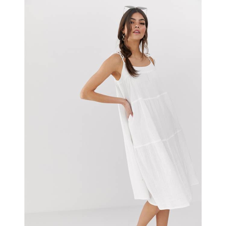 Asos cheesecloth dress on sale