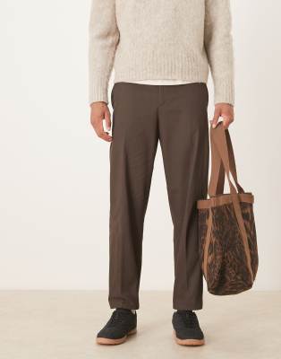 Asos Design Cheetah Canvas Tote Bag In Multi