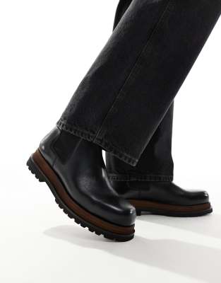  chelsea boot  with double stacked sole