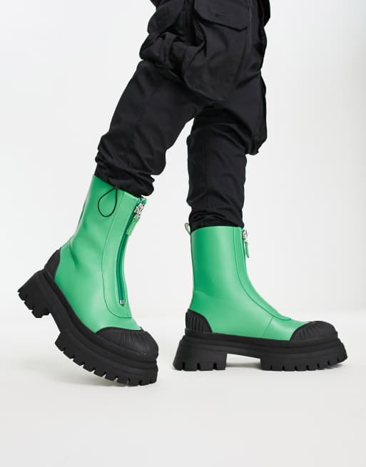 Asos hotsell green boots