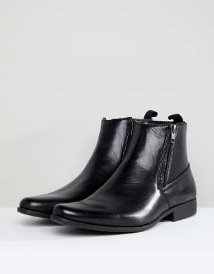 non leather chelsea boots