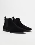 [ASOS DESIGN] ASOS DESIGN chelsea boots in black faux suede 41 Black