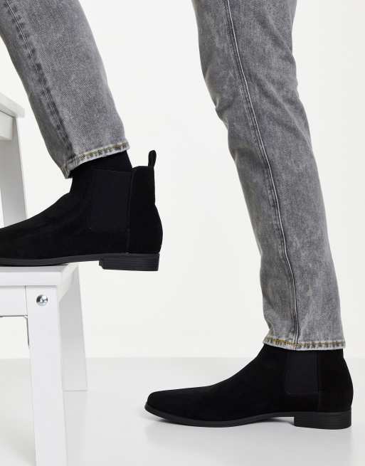 Asos mens best sale suede boots