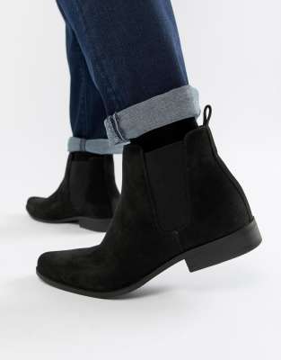 asos women's black chelsea boots