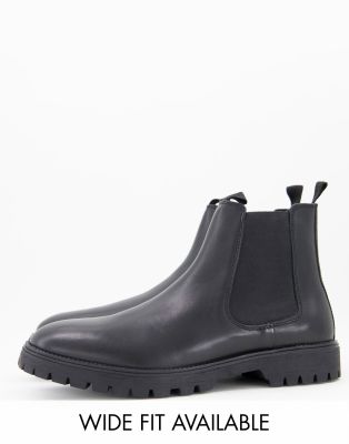 asos grey chelsea boots