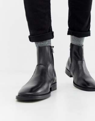 asos leather chelsea boots