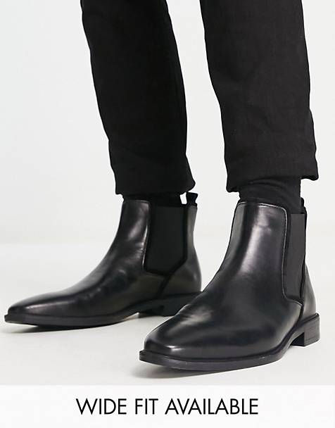 Asos Homme Chaussures Bottes Bottes de pluie Bottines à lacets avec semelle chunky en caoutchouc Beige 