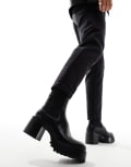 [ASOS DESIGN] ASOS DESIGN chelsea boots in black with chunky sole 39 Black
