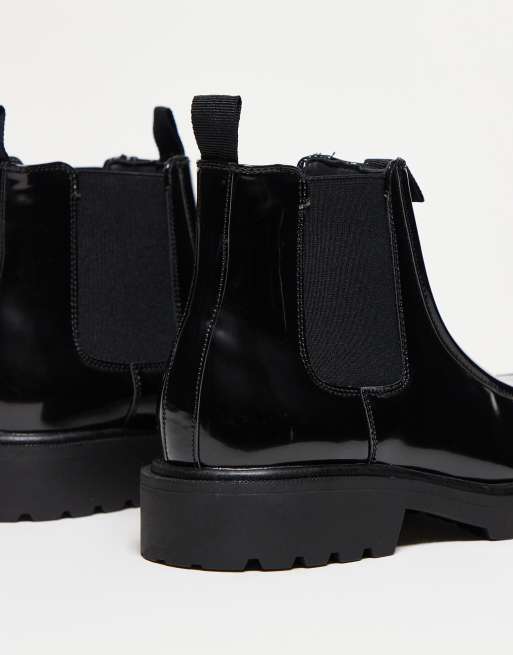 ASOS DESIGN chelsea boots in black with cleated soles, 2 of 3