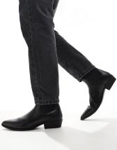 Black chelsea boots mens asos store