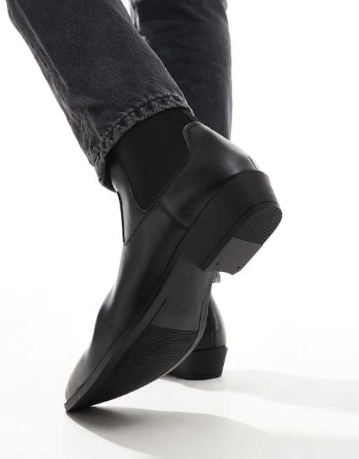 Asos cuban heel boots online