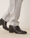 [ASOS DESIGN] ASOS DESIGN chelsea boots in black with cuban heel 42 Black
