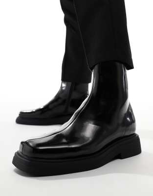 ASOS DESIGN ASOS DESIGN chelsea boots in black with square toe