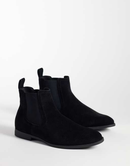 ASOS DESIGN chelsea boots in black, 2 of 4
