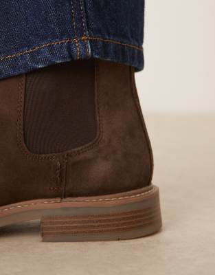 Asos Design Chelsea Boots In Brown