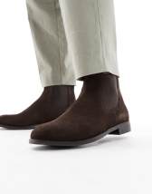 ASOS DESIGN chukka boots in brown faux suede | ASOS display picture 2