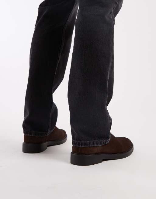 ASOS DESIGN chelsea boots in brown suede, 4 of 4