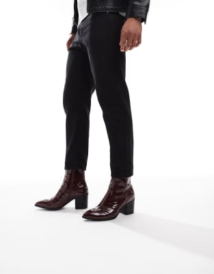 Asos Design Chelsea Boots In Brown