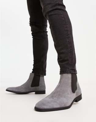 Asos black suede store chelsea boots