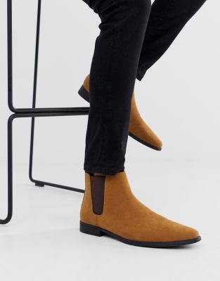 chelsea boots suede tan