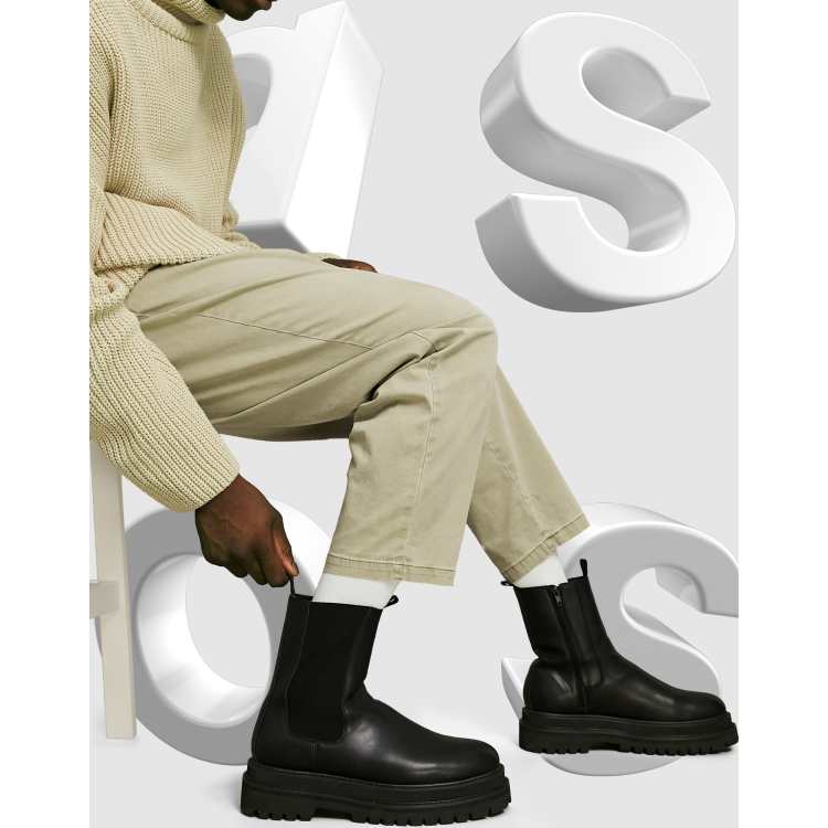 Asos sale calf boots