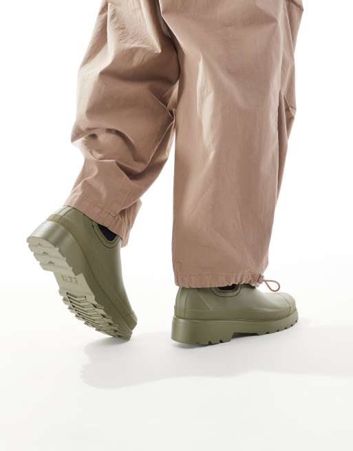 ASOS DESIGN chelsea gumboots in khaki