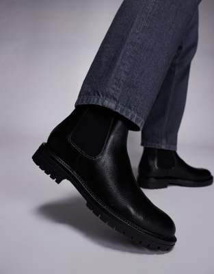 Chelsea-Stiefel in Schwarz Schwarz 40.5