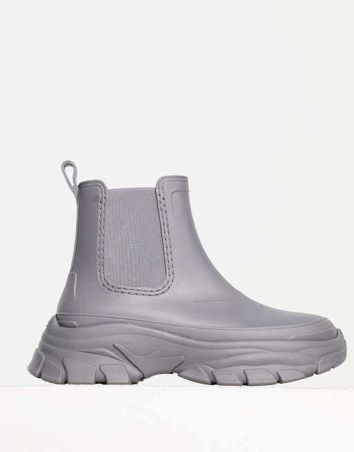 Asos grey hot sale chelsea boots