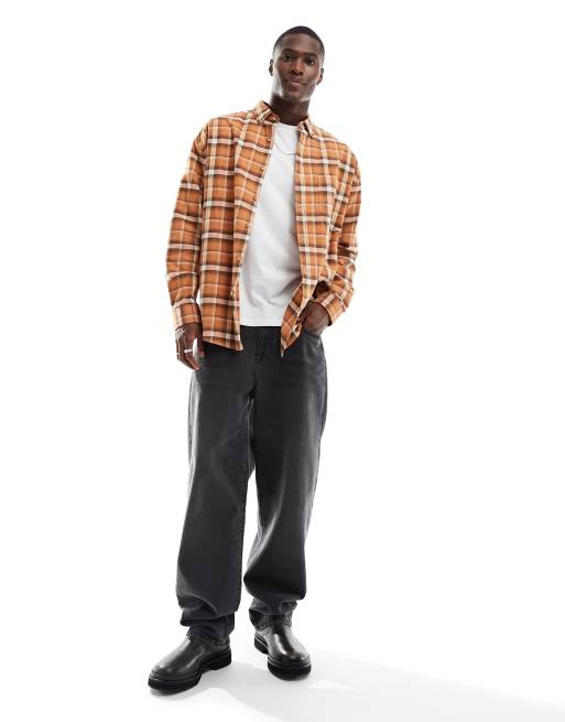 Chemise à carreaux oversize sale