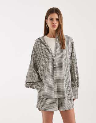 Chemise à carreaux vichy-Multicolore M