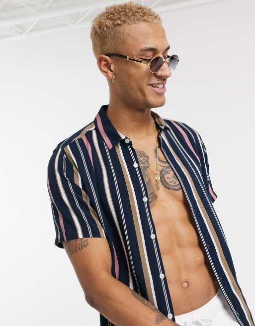 ASOS DESIGN - Chemise à rayures coupe classique