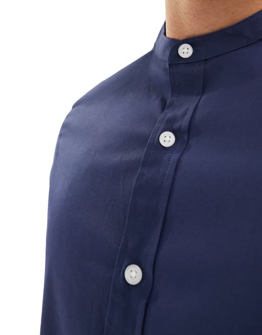 Chemise col mao asos sale