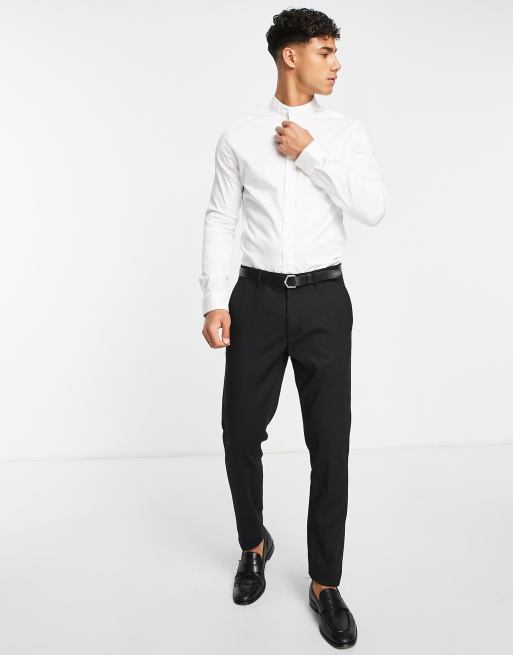 Chemise col mao asos sale
