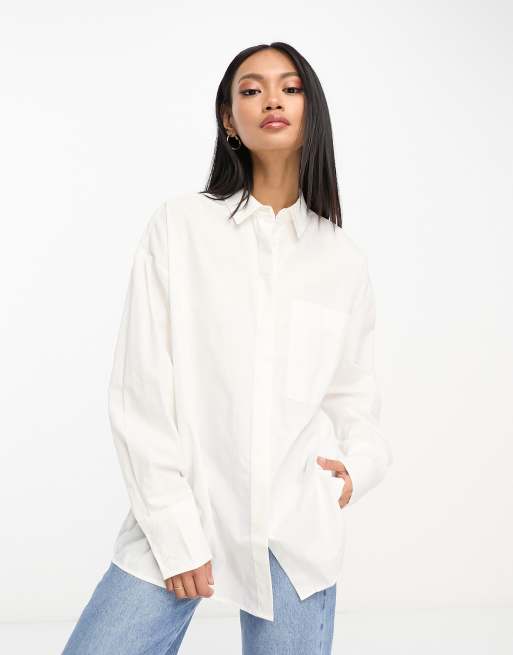 Chemise boyfriend online blanche