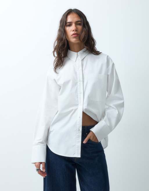 ASOS DESIGN - Chemise classique en coton - Blanc, 2 de 9