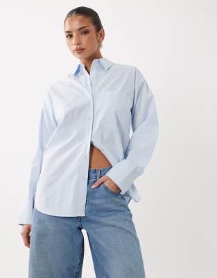 Chemise classique en coton - Bleu 34