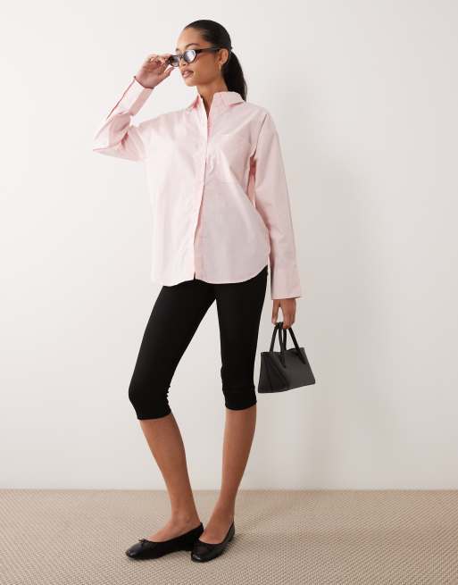ASOS DESIGN - Chemise classique en coton - Rose, 3 de 4