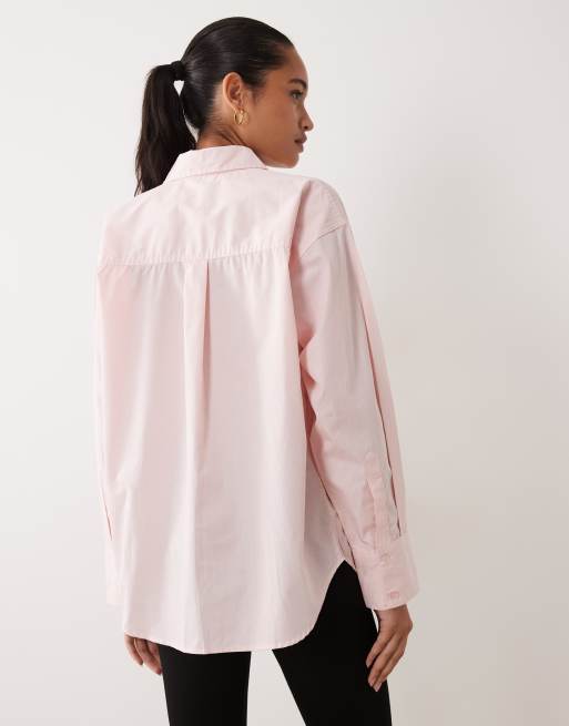 ASOS DESIGN - Chemise classique en coton - Rose, 4 de 4