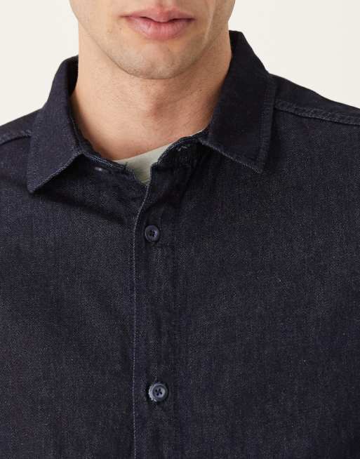 ASOS DESIGN - Chemise coupe classique en jean à manches longues - Indigo , 5 de 5