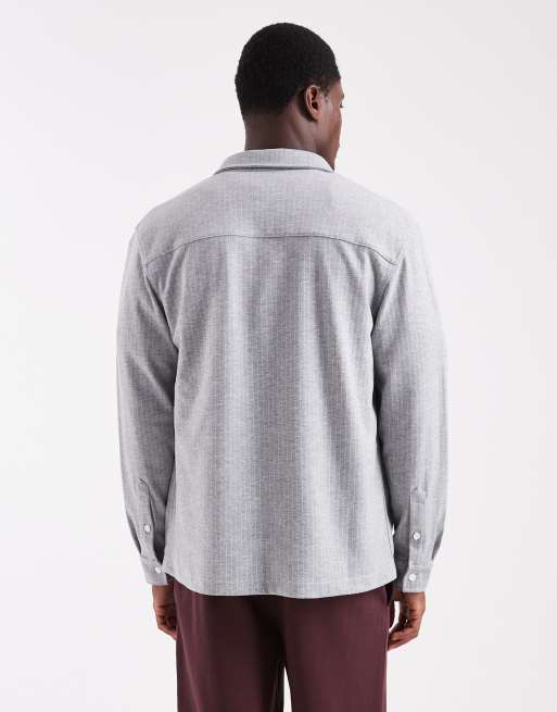 ASOS DESIGN - Chemise coupe classique - Gris chiné, 3 de 5