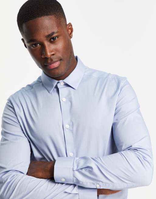 Chemise best sale bleu pale