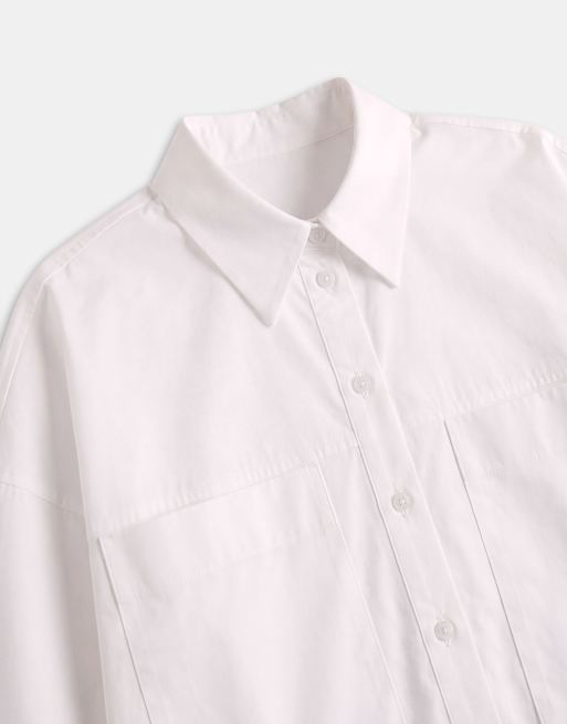 ASOS DESIGN chemise courte blanche, 10 de 10
