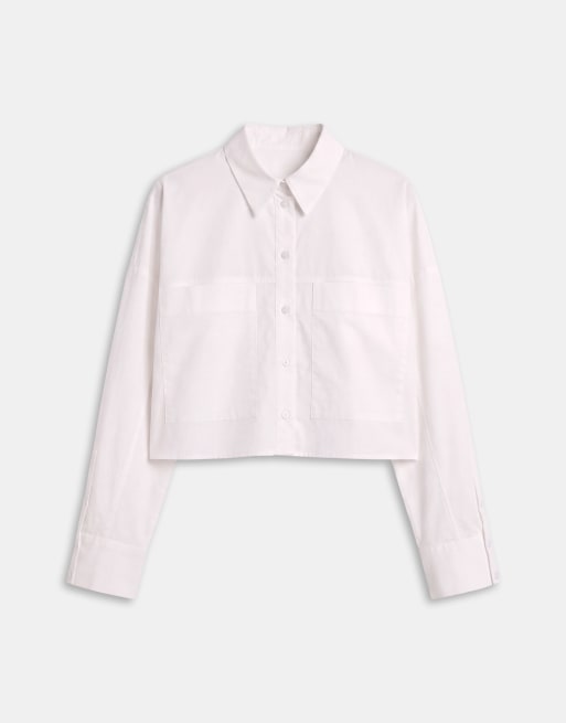 ASOS DESIGN chemise courte blanche, 7 de 10