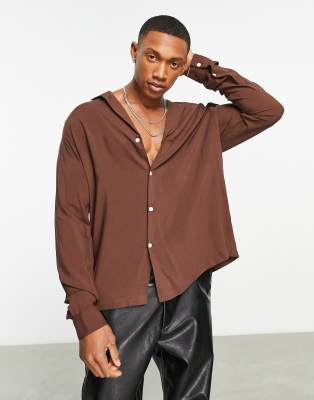 LEMAIRE - CHEMISE DÉCONTRACTÉE MARRON - LE LABO STORE