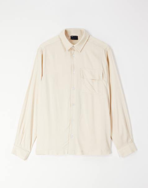 ASOS DESIGN - Chemise d'ensemble coupe classique - Beige - view 1