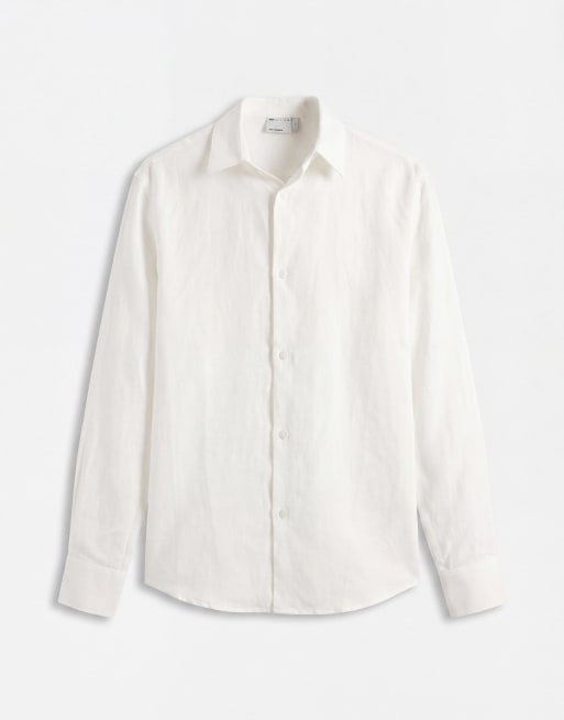ASOS DESIGN - Chemise d'ensemble décontractée en pur lin - Blanc, 6 de 9