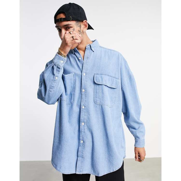 Asos chemise en jean femme cheap